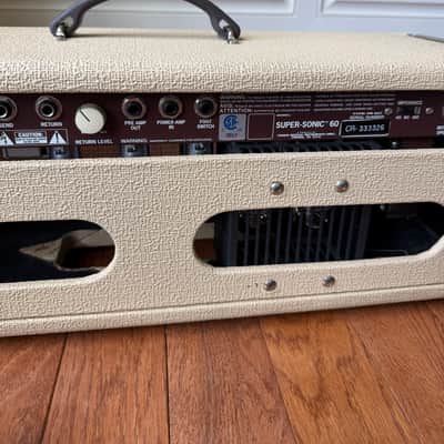 Fender Super-Sonic 60 Guitar Amp Head - Blonde image 11