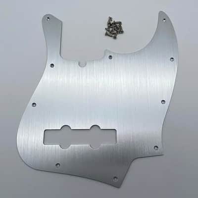 Aluminum Silver Jazz Bass Style Pickguard Scratch Plate image 1