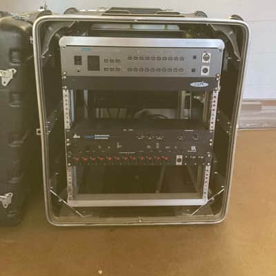 Rack-Pack Custom Built Rackmount Shock Case 12U Twelve Space ATA flight case with caster wheels image 8