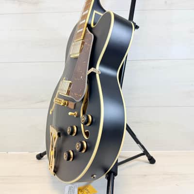 Ibanez AF75G-BKF Artcore Hollowbody Electric Guitar – Black Flat Gold Hardware 2021 image 7