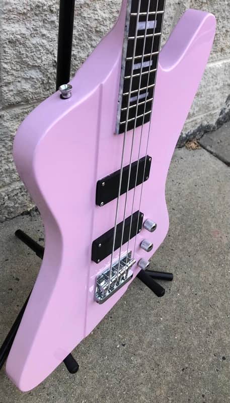 GAMMA Custom Bass Guitar G22-02, Epsilon Model, October Pink image 1
