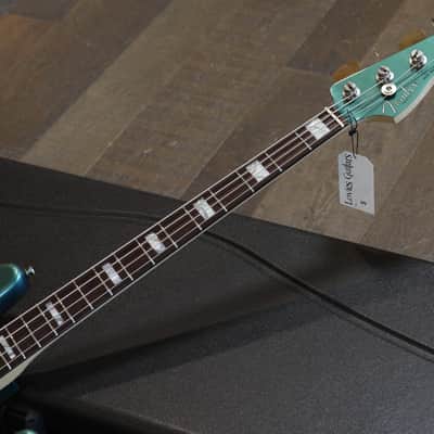 Unplayed! 2017 Fender Adam Clayton Jazz Bass Electric Bass Sherwood Metallic Green + OHSC image 8