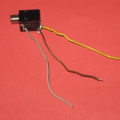 2 lite use genuine Boss INPUT jacks (for compact sized pedals) +nuts,washers,wires (+3 extra wires & 2 zip ties) BOTH jacks have brown,gray,yellow wires attached, work fine, from 2000s (can be used on most other year Boss pedals) NO: pedal(s), other parts image 13