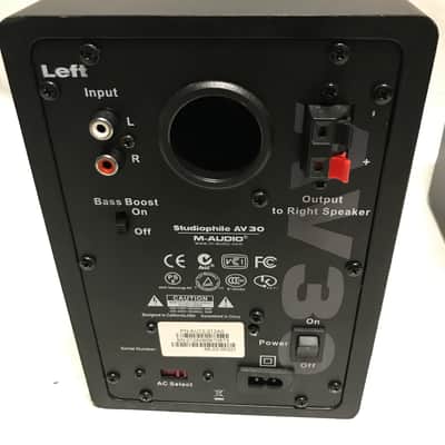 M-AUDIO Studiophile AV 30 Compact Monitor Speakers (PAIR) - USED image 3