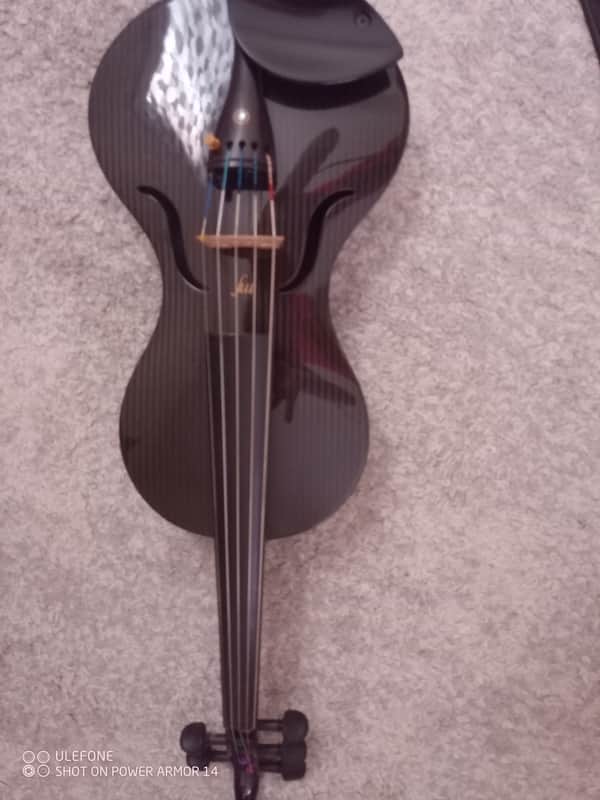 Very fine MF German Acoustic High Quality Carbon fiber violin violon with Certificate image 1
