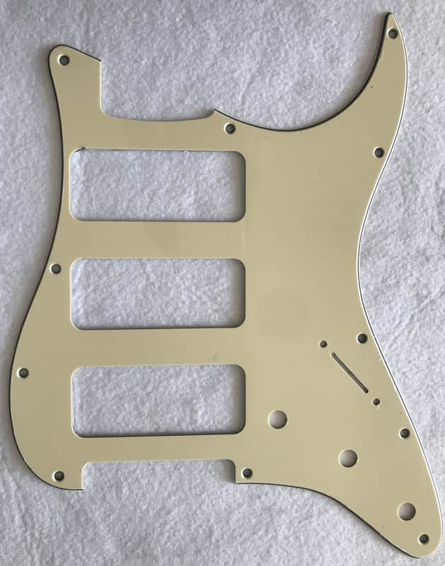 For Fender Stratocaster Strat P90 3 Pickup Guitar Pickguard,3 Ply Vintage Yellow image 1