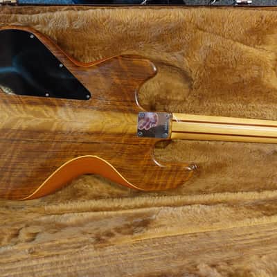 Wal Mk1 Custom 4-string bass guitar 1984 made in UK Mahogany/Schedua image 13