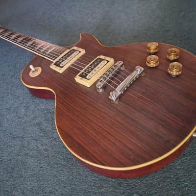 Vintage 1974 Lincoln Les Paul Custom "Natural Exotic Wood" Maxon Super 70's OHSC Matsumoku image 3