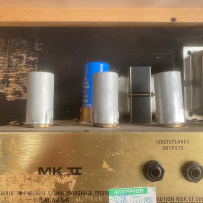 Marshall JMP 50W Head Ex Michael Schenker SCORPIONS UFO 1980 Black image 9