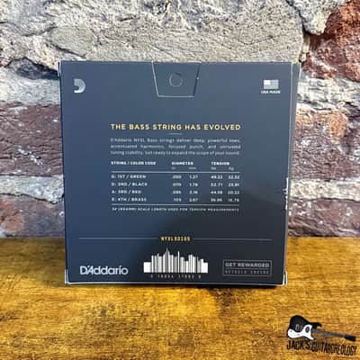 D'Addario NYXL | (50-105) Medium Gauge, Long Scale Bass Strings image 2