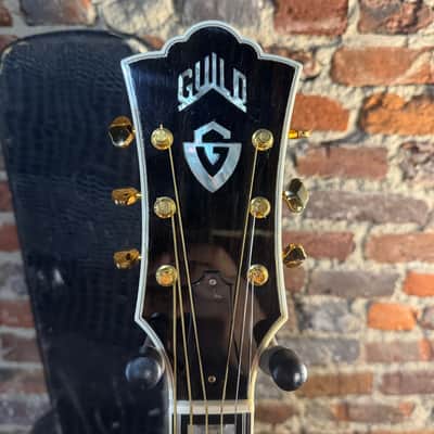 Guild F-55 Acoustic Electric Guitar w/ OHSC (2010s - Sunburst) image 6