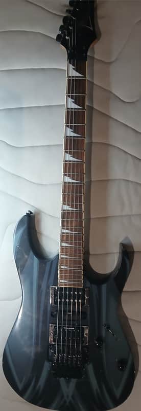 Ibanez RG370DXGP1-BK Standard 2007 - 2008 - Black with Graphic image 1