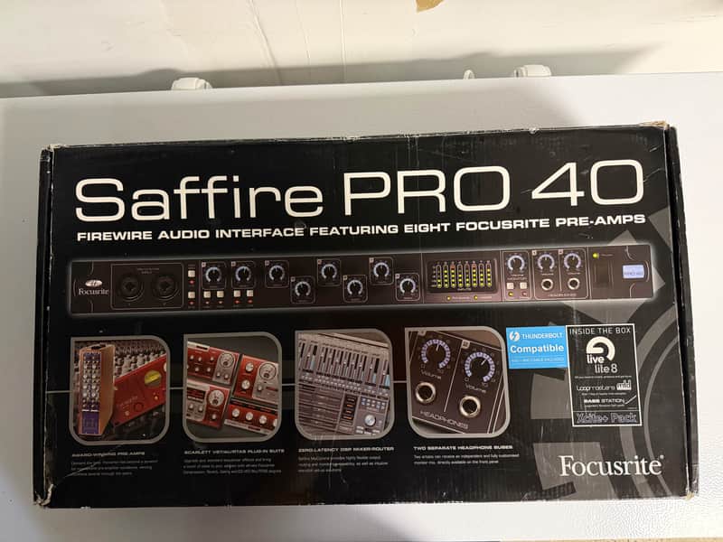 Focusrite Saffire Pro 40 Firewire Audio Interface | Reverb