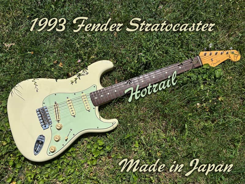 Fender Stratocaster 1993-94 ST62-58US Made in Japan Kurt Cobain VMA Strat Hotrail Seymour Duncan image 1