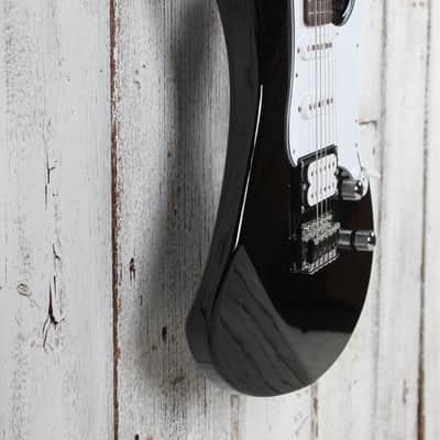 Yamaha PAC112V Double Cut Solid Body Electric Guitar Black Finish image 8