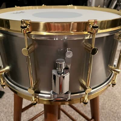 6.5x14 Walberg and Auge Snare Drum Steel image 6