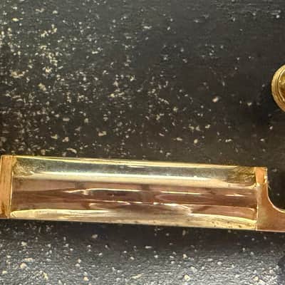 Epiphone Stop Bar Tailpiece with studs and inserts 2022 - Gold image 2
