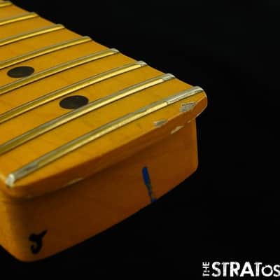 USED 2022 Fender American Ultra Stratocaster Strat NECK & LOCKING TUNERS D Maple image 7