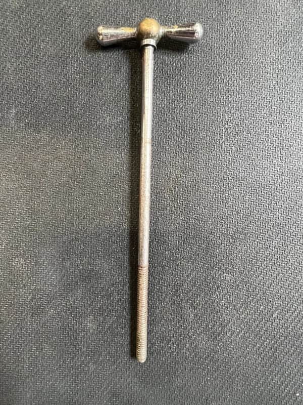 Ludwig 6-1/8" Chrome T Rod Vintage 1950's image 1