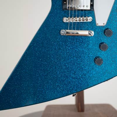 2024 Epiphone Glam Series Explorer - in Brunswick Blue Sparkle image 10