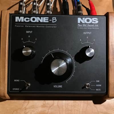 New Old Sound NOS McONE-B Passive Monitoring Controller, 3 Stereo In and Out, Balanced Version image 5