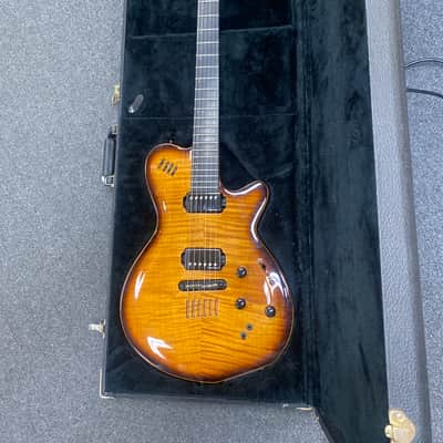 Godin & Roland Godin LGX + Roland VG 88 Roland VG 88 guitar system and a Godin LGX guitar including hard showcase. All works perfectly all in great condition. - Cognac burst image 10