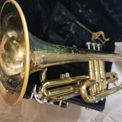 Conn Director Cornet w/ Case & mouthpiece, USA, Very Good condition image 8