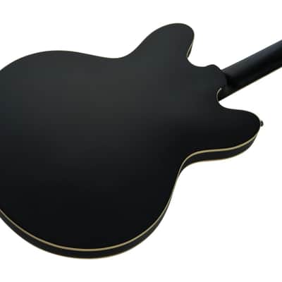 HILS QUEEN Semi-Hollow Guitar - Black image 3