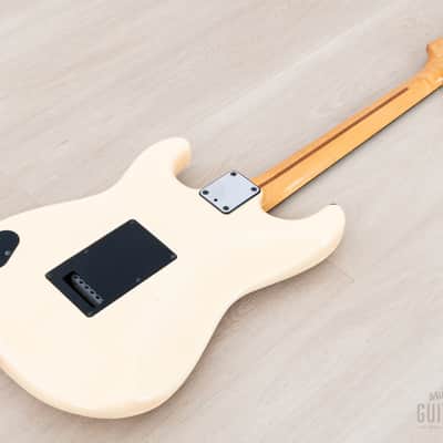 1985 Fender Boxer Series Stratocaster SF-451 Snow White w/ Locking Tremolo, Japan MIJ Fujigen image 14