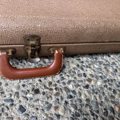 1959-1960 Fender Stratocaster Telecaster Case Only No Guitar - Brown Knucklebuster image 4