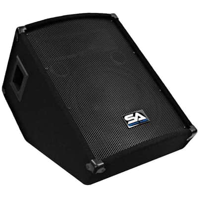 (2) New SEISMIC AUDIO 12" FLOOR MONITORS PA DJ Speakers image 2