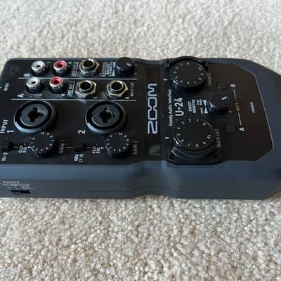 Zoom U-24 Handy USB Audio Interface 2010s - Black image 2