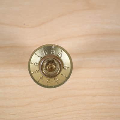1960's Univox Teisco Guyatone Conrad - Single Gold Tone Guitar Knob image 5