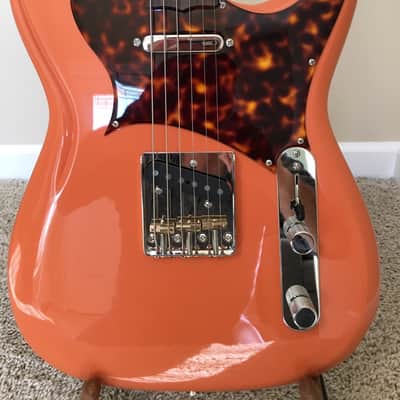Scott Walker Jimson Telecaster Stlye Guitar Coral image 1