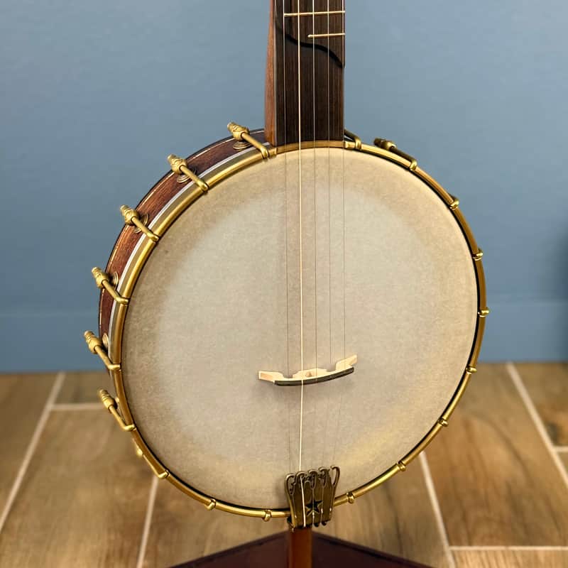 Custom Rickard Dobson 11" Banjo Walnut with North Star Tailpiece image 1