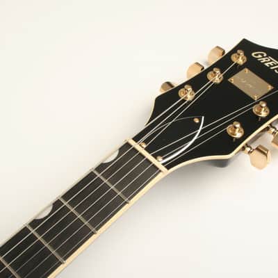 Gretsch Broadkaster LX Center Block with String-Thru Bigsby and Gold Hardware Ebony Fingerboard Black JT25061691 image 6