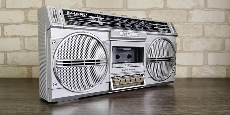 SHARP GF-4343 ✅Serviced Warranty Rare Vintage Cassette Deck Boombox Retro Japan image 1