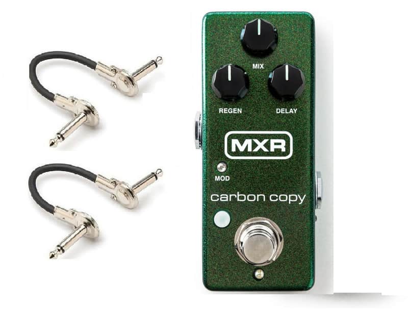 MXR M299 Carbon Copy Mini Analog Delay Pedal ( w/2 FREE MXR Patch Cables ) image 1
