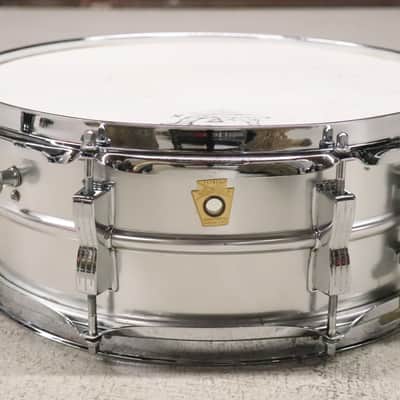 Ludwig LM404 Acrolite 5x14" Snare Drum Keystone Vintage 1960's