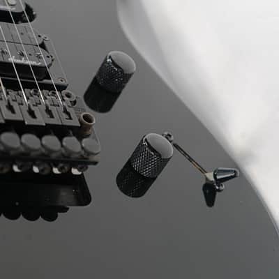 1991 MIJ Jackson Soloist Standard Dark Green Metallic w/ HSS Pickups, Mother of Pearl Sharkfins, Floyd Rose Tremolo image 4