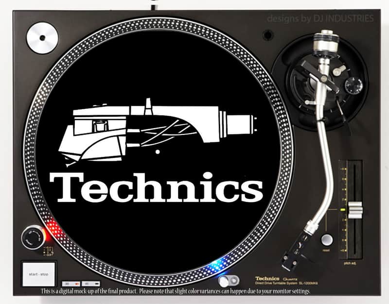 Technics Needle - DJ slipmat for vinyl LP record player turntable image 1