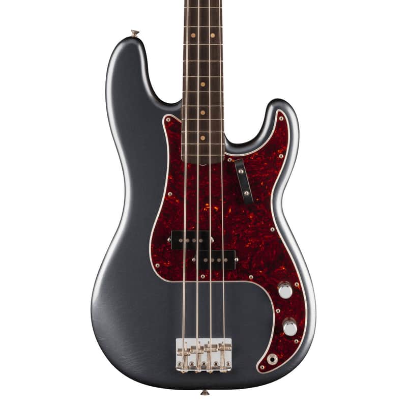 Fender Limited Edition Vintera® II Road Worn® '60s Precision Bass® - Rosewood Fingerboard - Charcoal Frost Metallic image 1