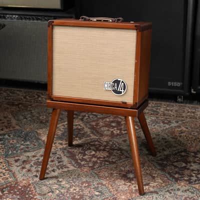 Taylor Circa 74, 2-Channel Acoustic/Vocal Amplifier with Mahogany Amp Stand - Factory Used image 3