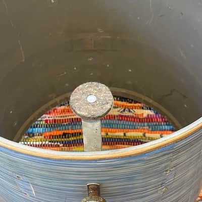 Rogers 1960’s 16” Floor Tom in Original Blue Ripple image 9