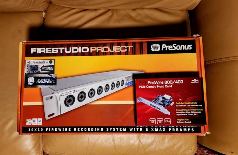 PreSonus Firewire Project Minty w/ Box and FireWire 800/400 PCIe Host Card / Free Shipping! image 1