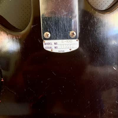 Teisco E- 100 mid 60s - Tobacco Burst (D) image 4