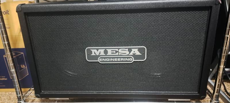 Mesa Boogie Rectifier 120-Watt 2x12" Horizontal Guitar Speaker Cabinet 2010s - Various image 1
