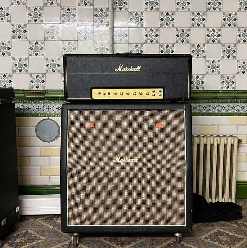 Marshall 1959HW + 4x12 Celestion Greenback G12H30 cab – mod Solodallas (JTM100) image 1