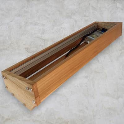 3U / 126hp Eurorack case EVA slim • Rails + Threaded strips / Elm / Powered image 4
