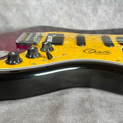 Fretlight FG-551 LTD Edition Orianthi Signature Quilted Maple Top 2015 - Transparent Purple image 5